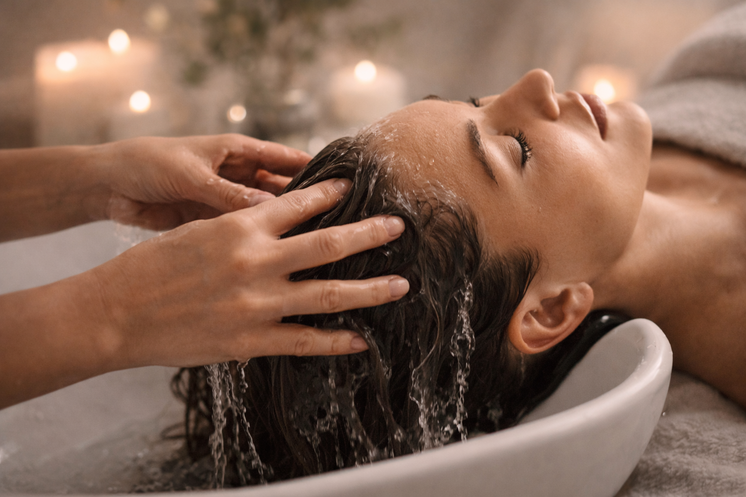 Luxe Head Spa behandeling in Huizen bij Shape en Soul
